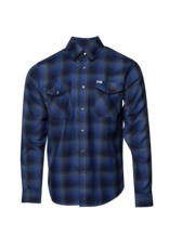 DIXXON MENS INTREPID FLANNEL (BLUE/GREY)