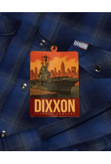 DIXXON MENS INTREPID FLANNEL (BLUE/GREY)