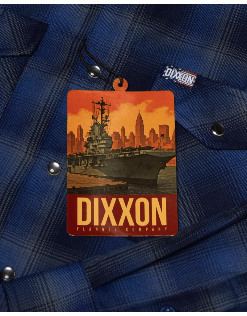 DIXXON MENS INTREPID FLANNEL (BLUE/GREY)