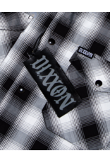 DIXXON WOMENS CRENSHAW HERITAGE S/S BAMBOO SHIRT (BLACK/WHITE/GREY)