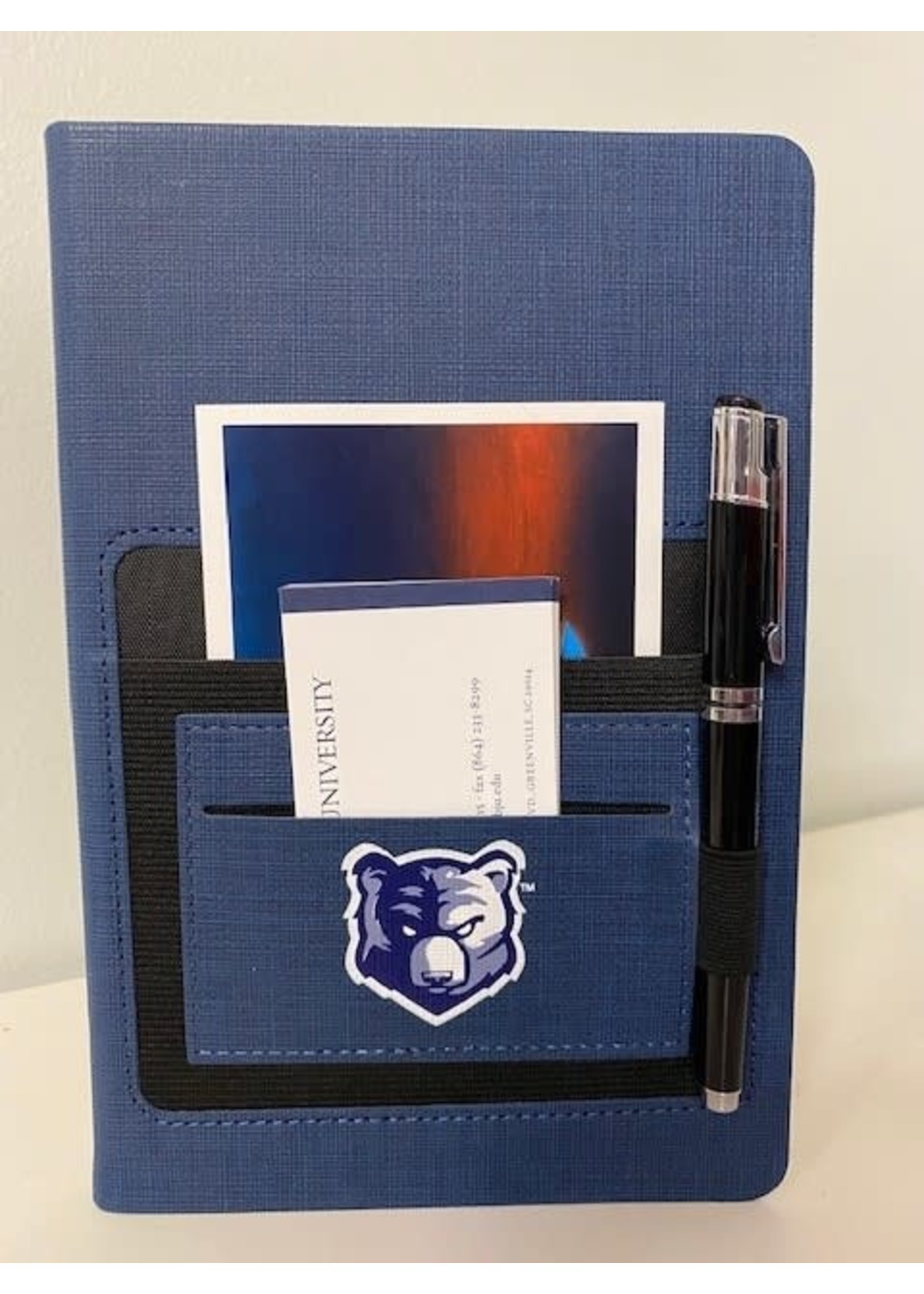 Bruins Multi-Pocket Notebook Blue