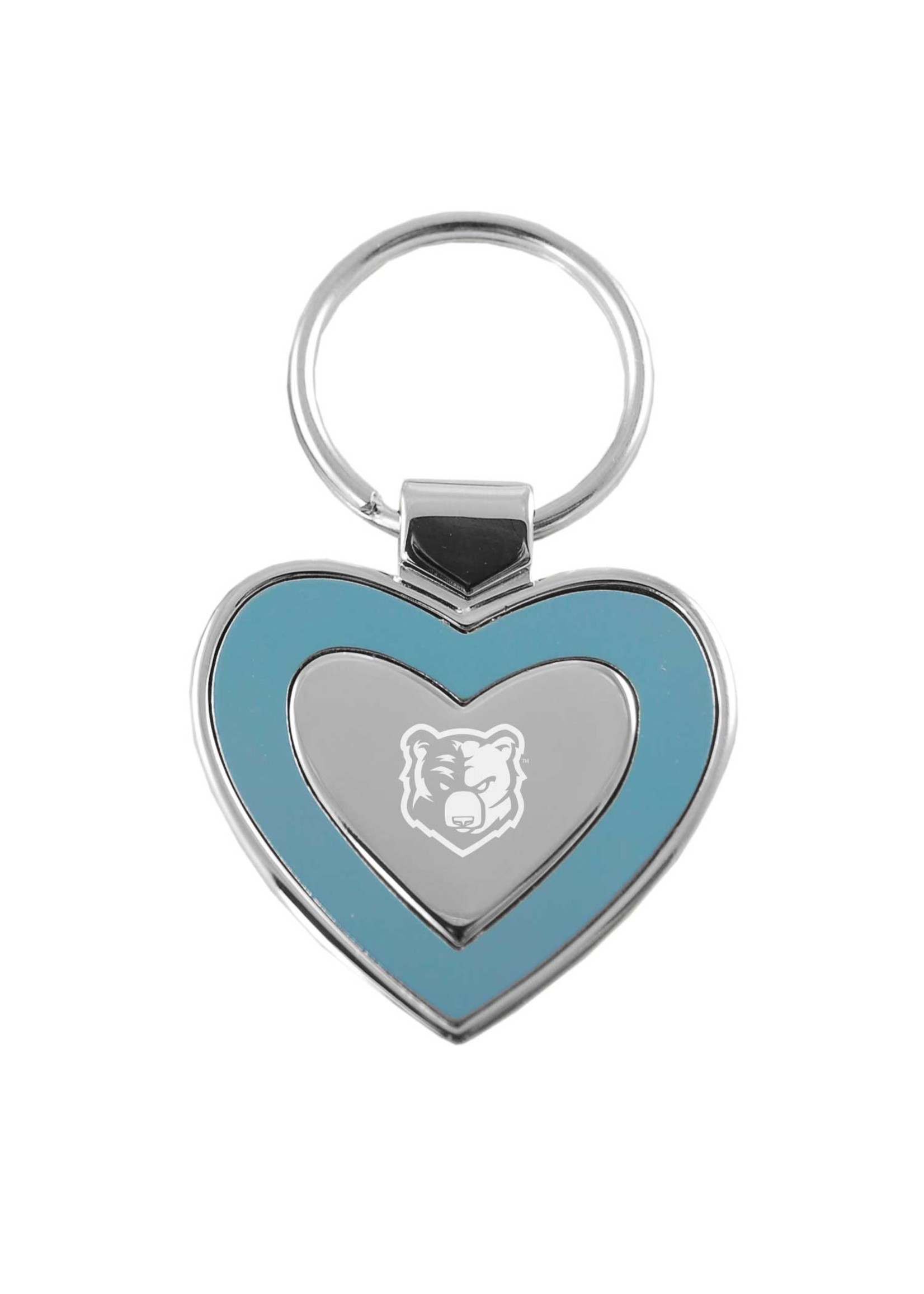 Bruins Heart Key Tag Blue
