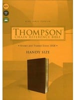Zondervan KJV Thompson Chain Reference Bible: Brown Leathersoft - Zondervan