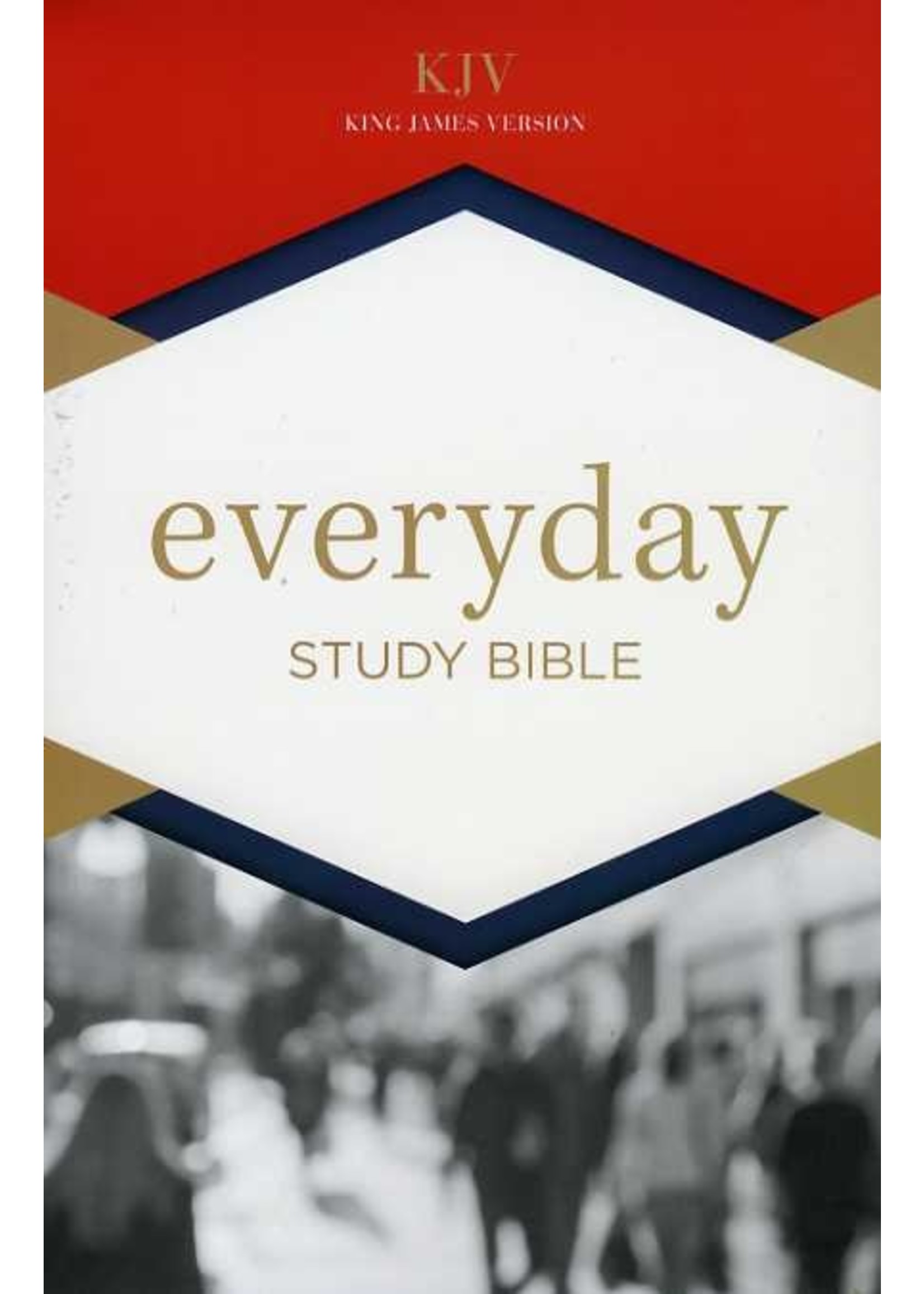 B&H Publishing KJV Everyday Study Bible: Navy Cross - B&H