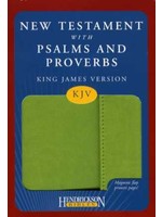 Hendrickson Publisher KJV New Testament with Psalms and Proverbs: Green, Magnetic Flap - Hendrickson