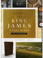 Thomas Nelson KJV Full Color Study Bible: Large Print, Brown - Thomas Nelson