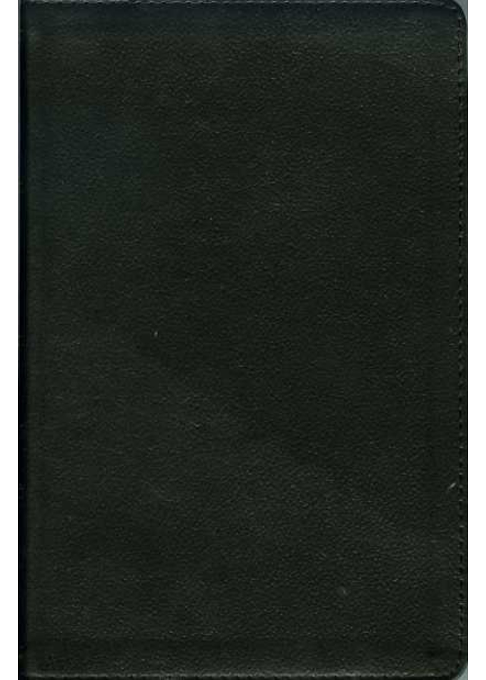 Thomas Nelson NKJV Single Column Reference Bible: Genuine Leather, Black - Thomas Nelson
