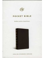 Crossway ESV Pocket Bible: Buffalo Leather Brown