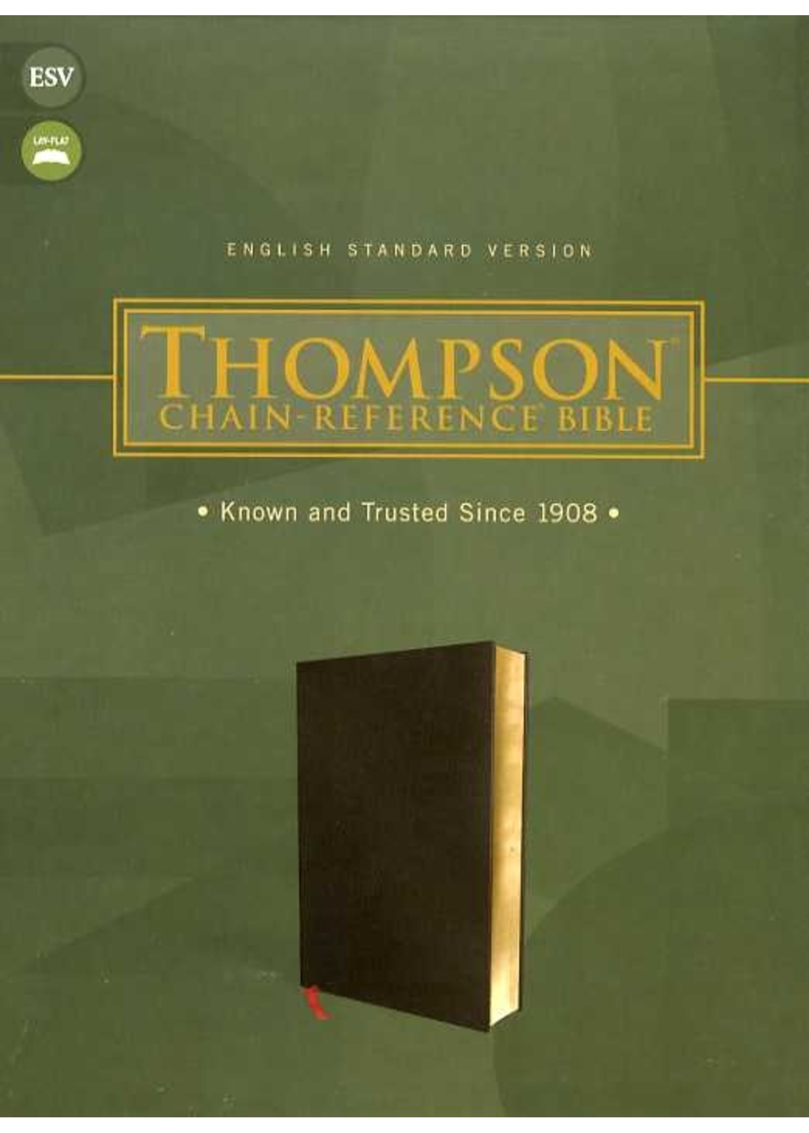 Zondervan ESV Thompson Chain Reference Bible: Bonded Leather, Black - Zondervan