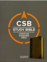 B&H Publishing CSB Study Bible: Black/Brown Leathertouch - B&H