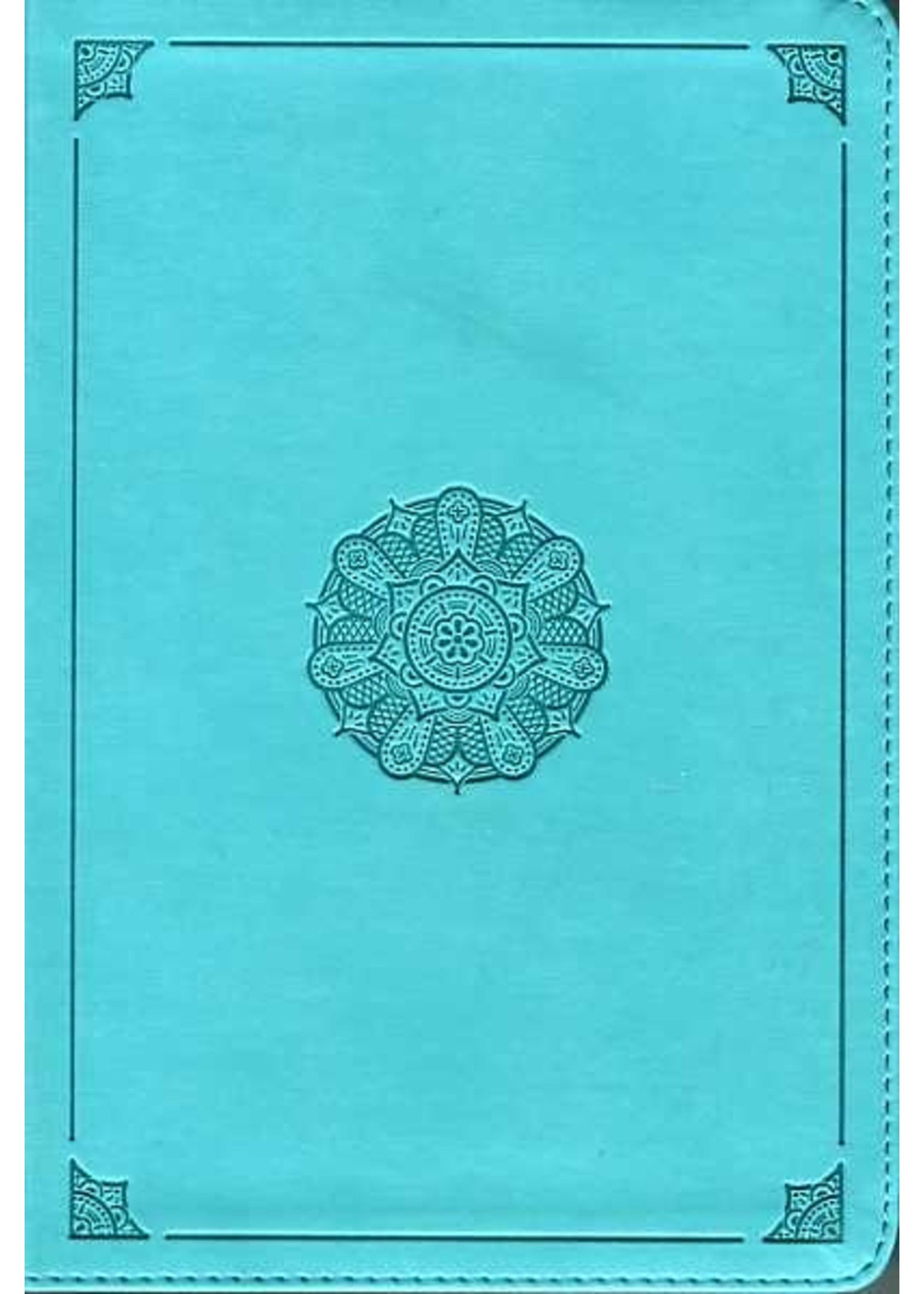 Crossway ESV Study Bible Personal Size: Turquoise, Emblem Design - Crossway