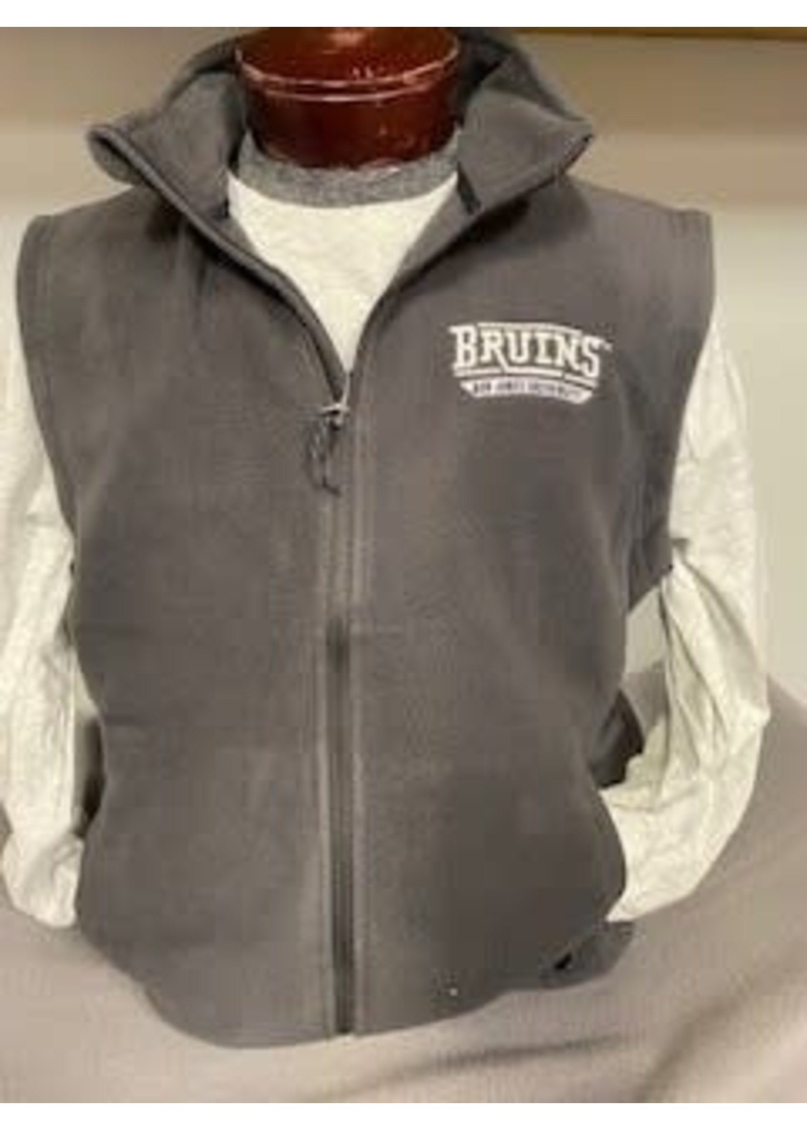 Bruins Fleece Vest Gray