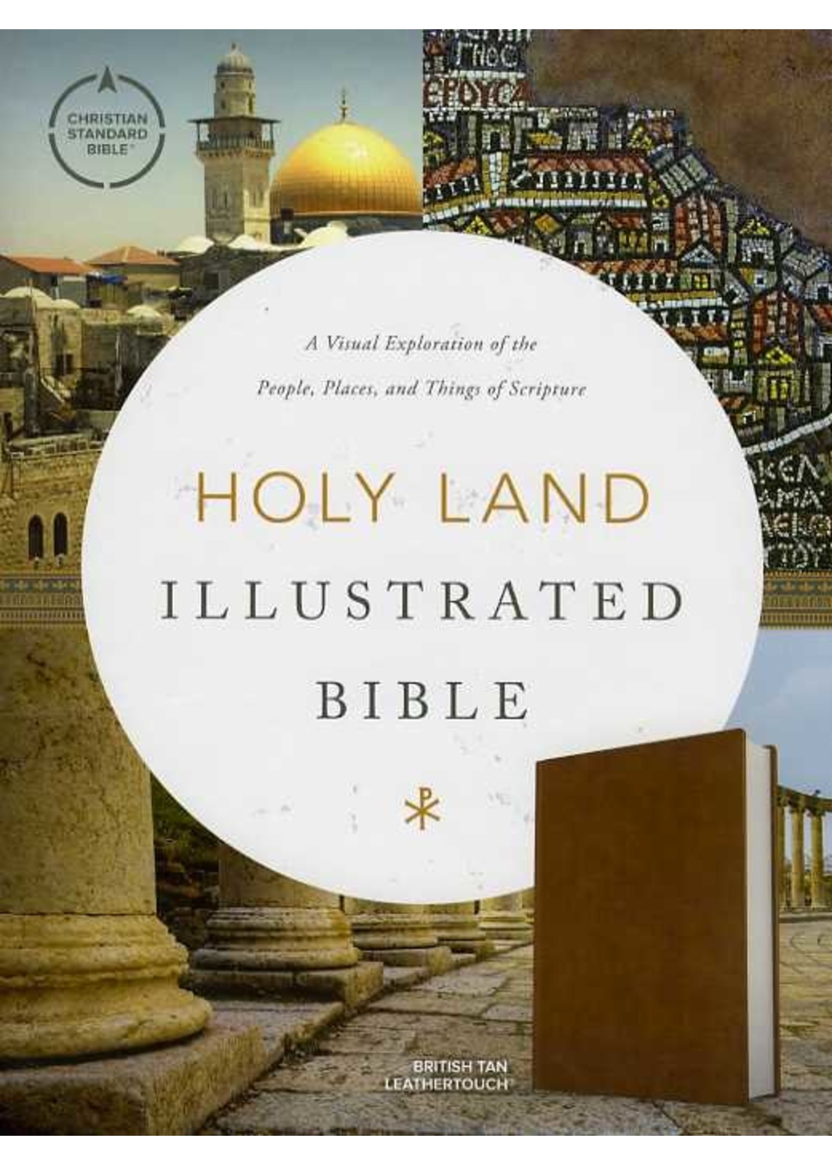 B&H Publishing CSB Holy Land Illustrated Bible: British Tan - B&H