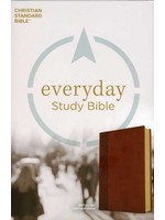 B&H Publishing CSB Everyday Study Bible: British Tan Leathertouch - B&H