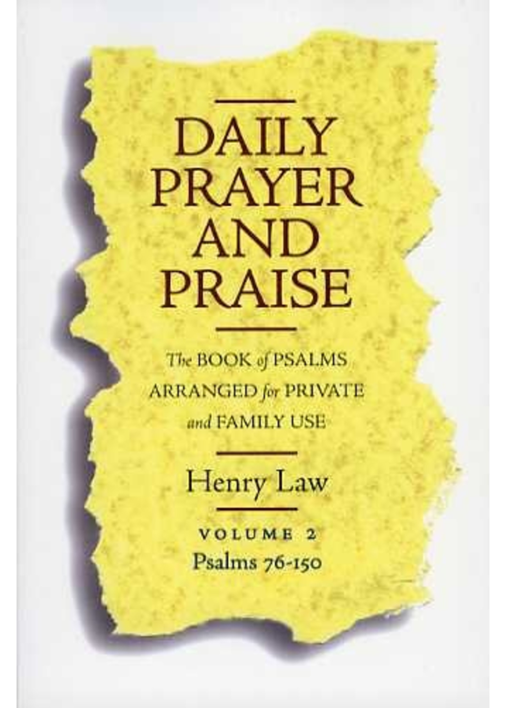 Banner of Truth Daily Praise and Prayer Vol. 2 - Henry Law
