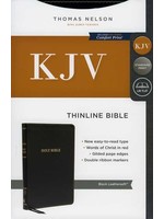 Thomas Nelson KJV Thinline Bible: Leathersoft, Black - Thomas Nelson