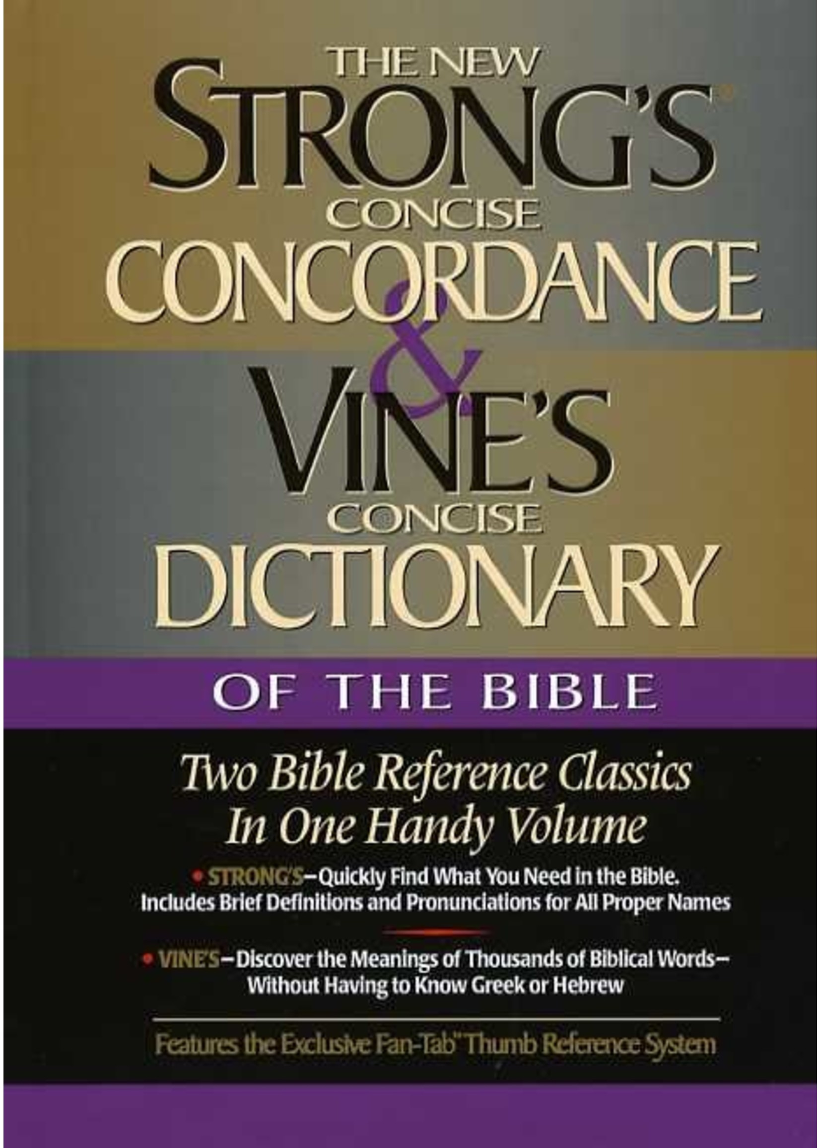 Thomas Nelson Concise Strong's and Vine's Concordance