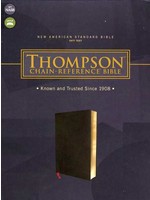 Zondervan NASB Thompson Chain Reference Bible: Bonded Leather, Black - Zondervan