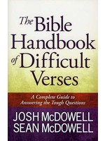 Harvest House The Bible Handbook of Difficult Verses - Josh McDowell