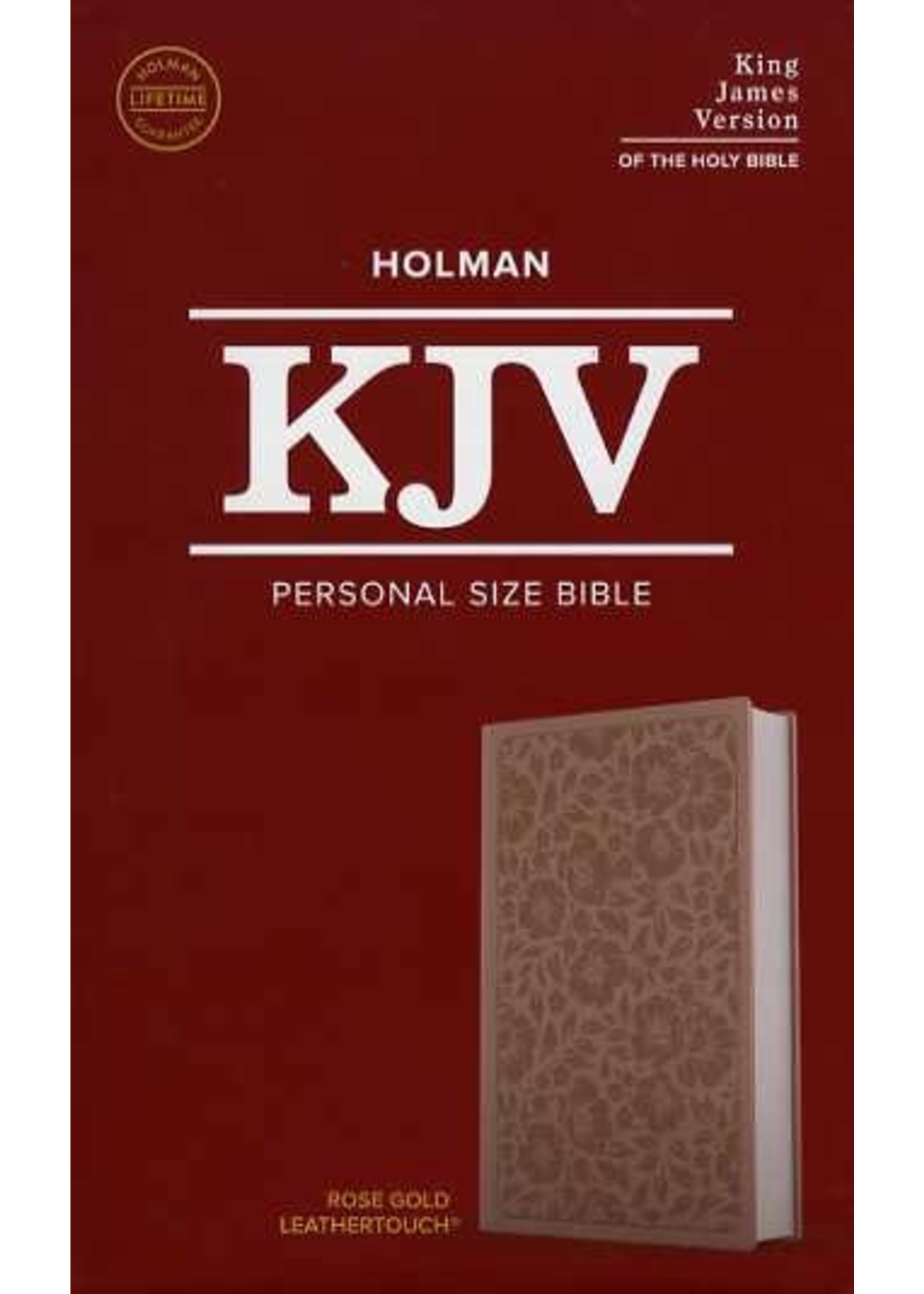 B&H Publishing KJV Personal Size Bible: Rose - B&H