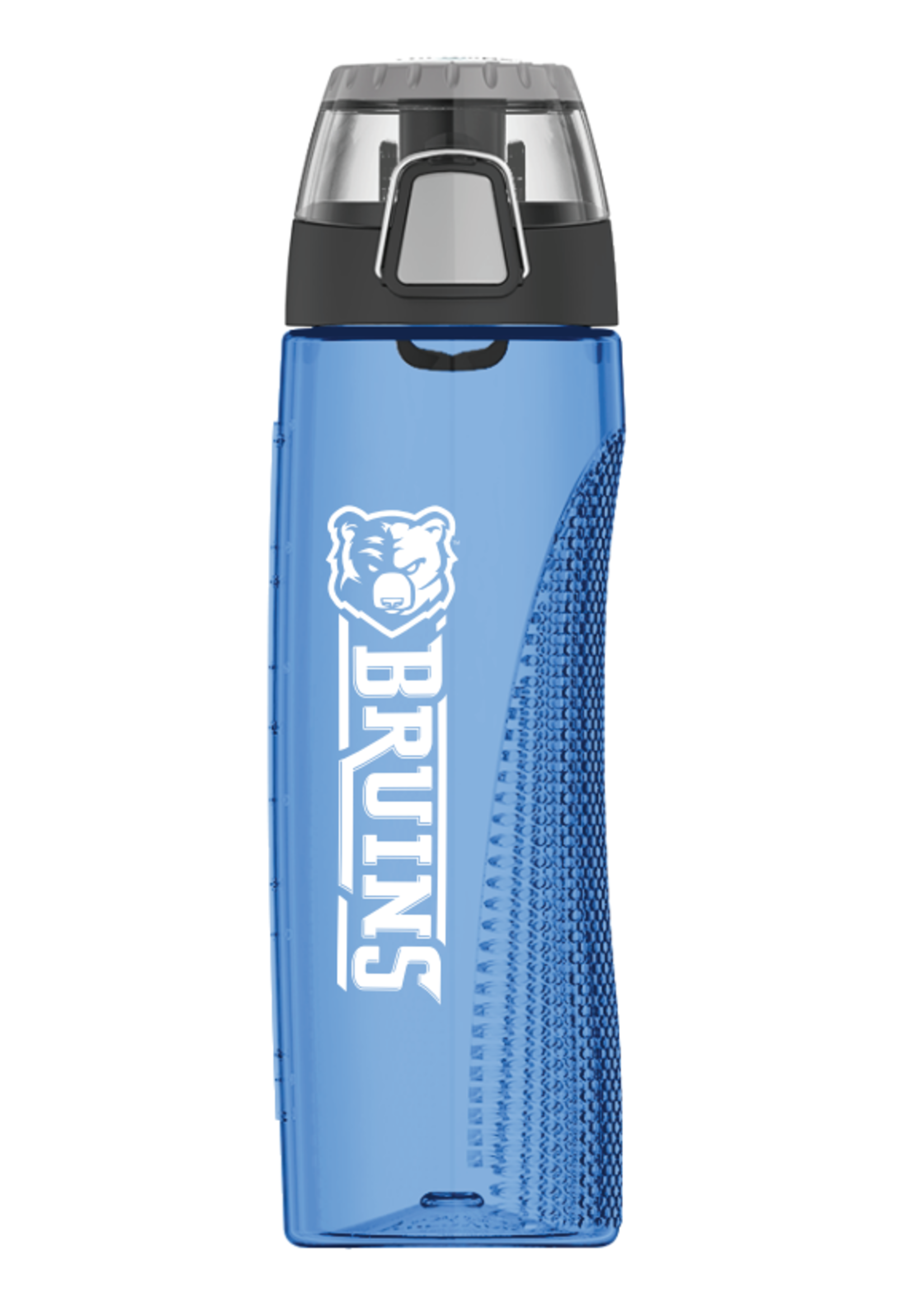 Bruins 24 oz. Thermos® Hydration Bottle with Rotating Intake Meter Blue