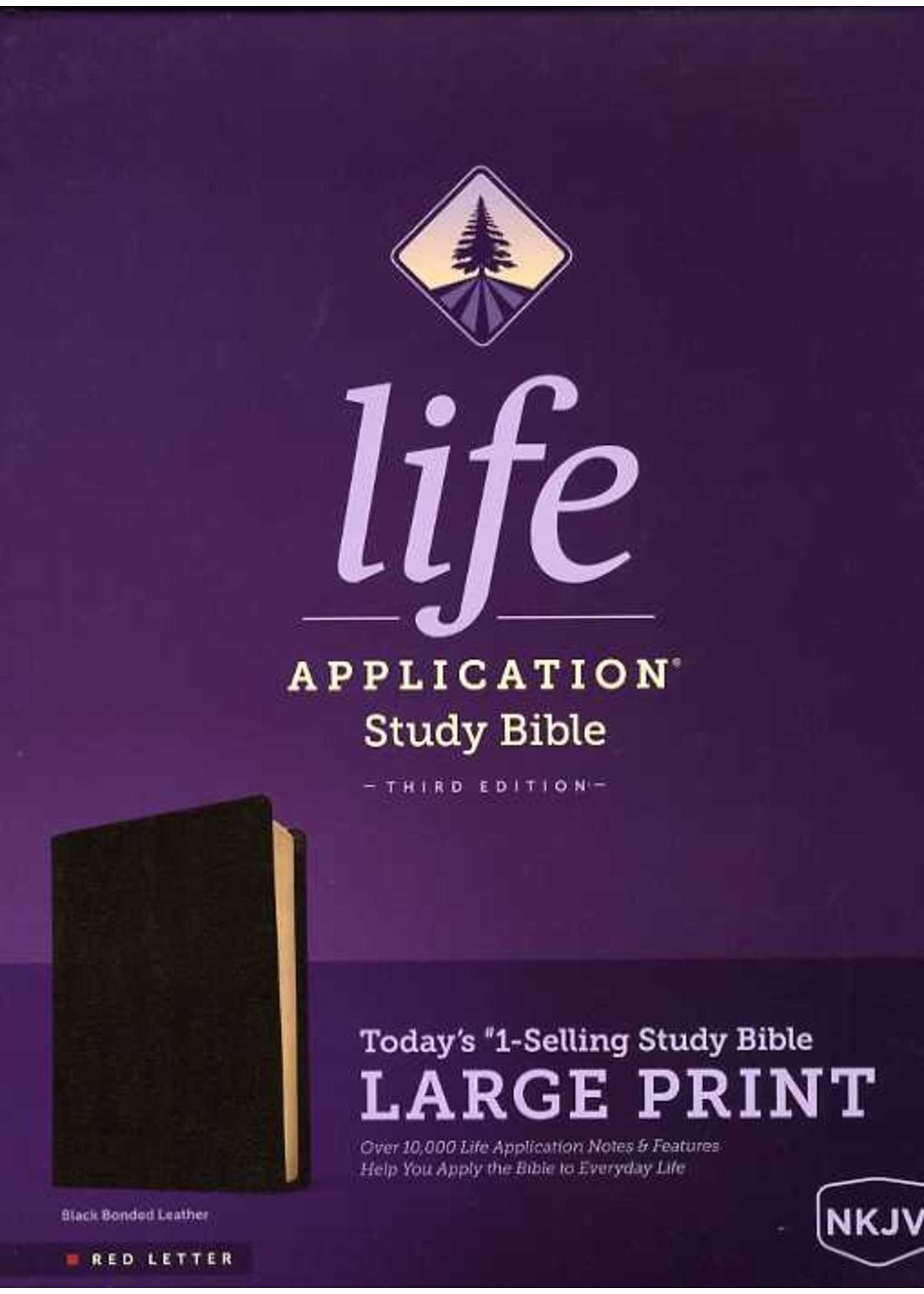 Tyndale NKJV Life Application Study Bible 3rd Ed: Black, Large Print - Tyndale