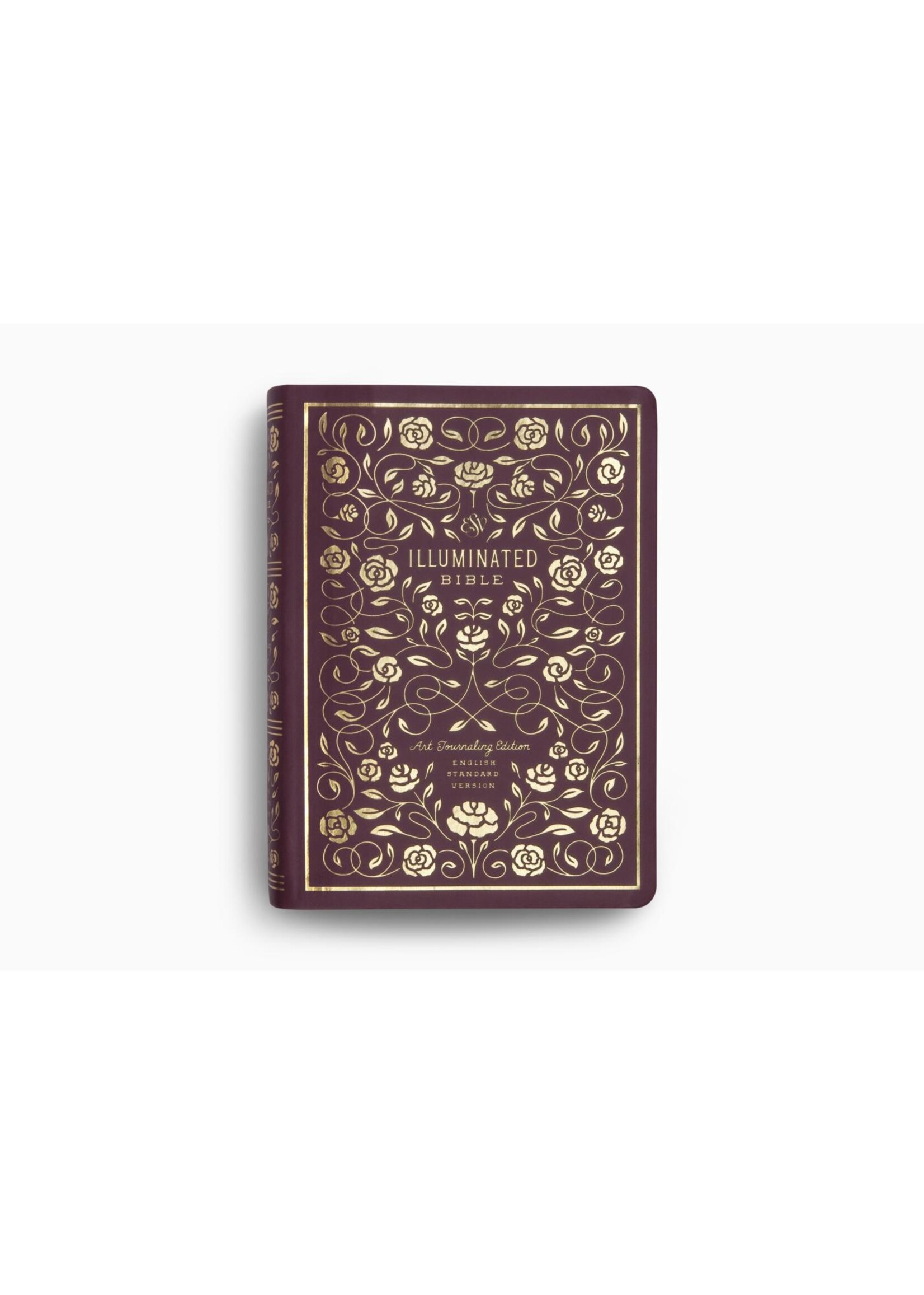 ESV Illuminated™ Bible, Art Journaling Edition TruTone, Burgundy