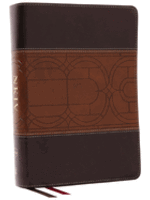 NKJV Study Bible, Leathersoft, Brown, Full-Color