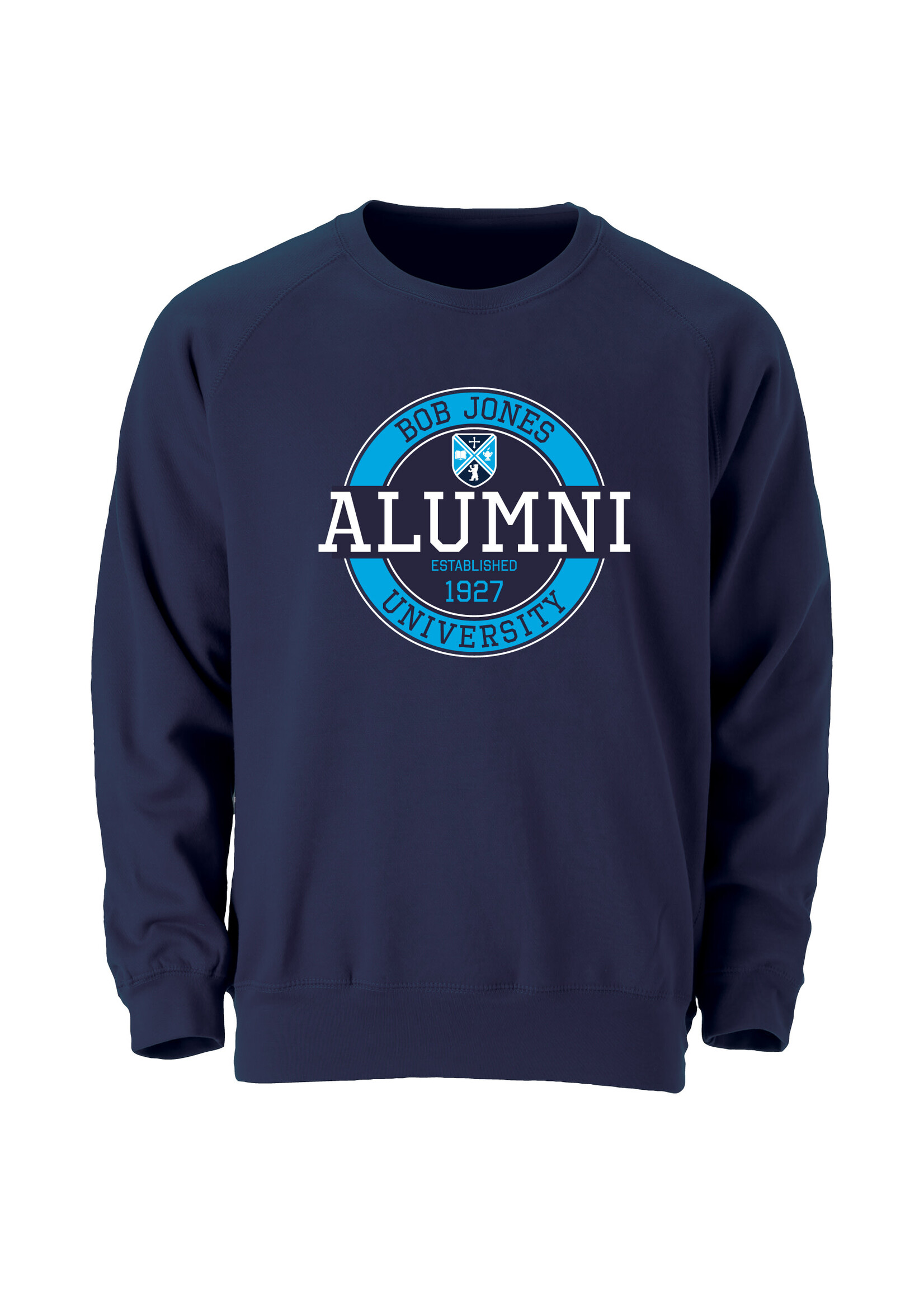 Alumni Benchmark Crew Raglan Sleeves Navy