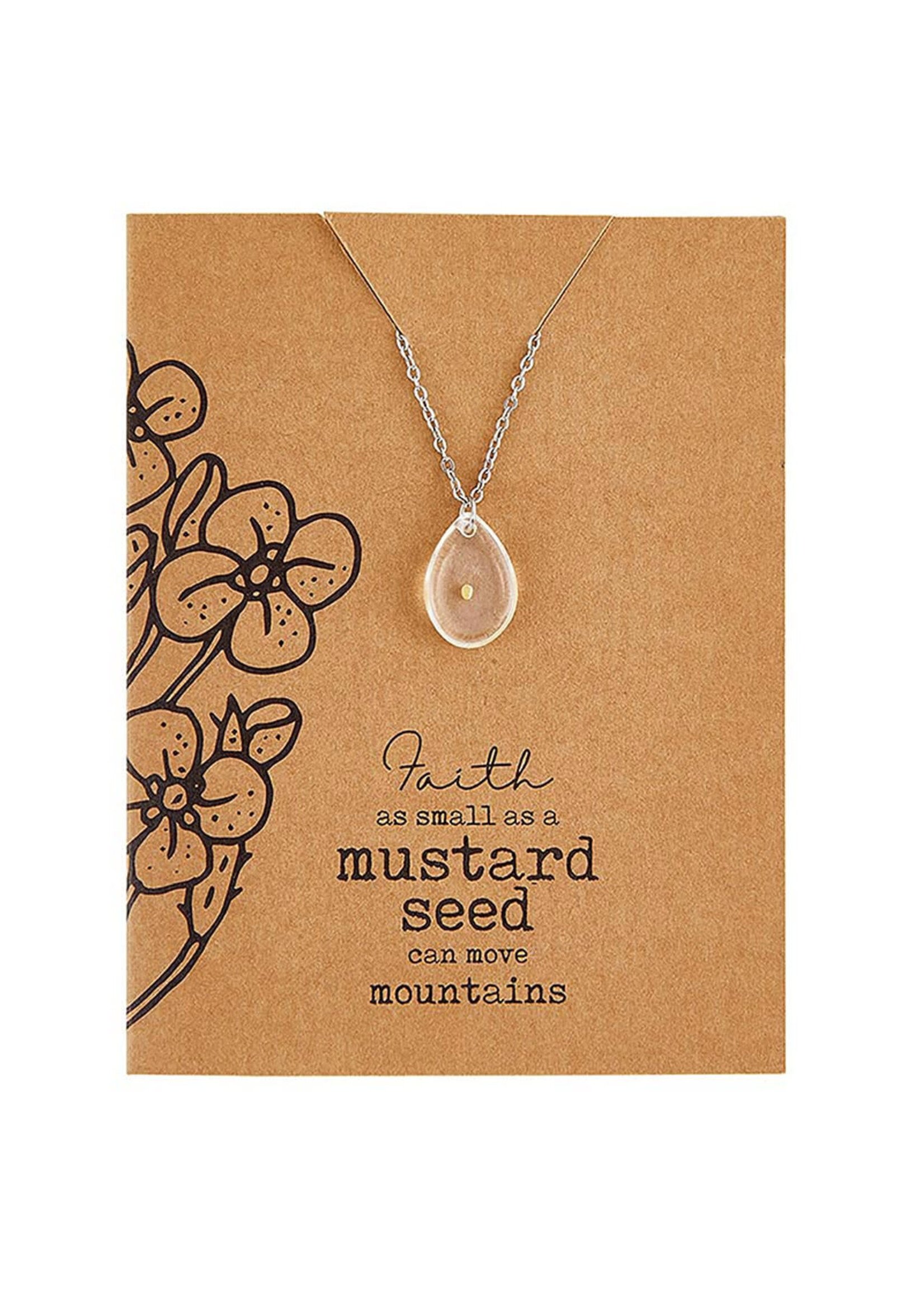 Mustard Seed Necklace single