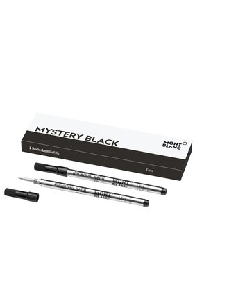 MONTBLANC 2 RECHARGES POUR ROLLERBALL (F) MYSTERY BLACK MONTBLANC 2 RECHARGES POUR ROLLERBALL (F) MYSTERY BLACK