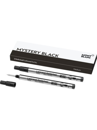 MONTBLANC 2 RECHARGES POUR ROLLERBALL LEGRAND MEDIUM MYSTERY BLACK MONTBLANC 2 RECHARGES POUR ROLLERBALL LEGRAND MEDIUM MYSTERY BLACK