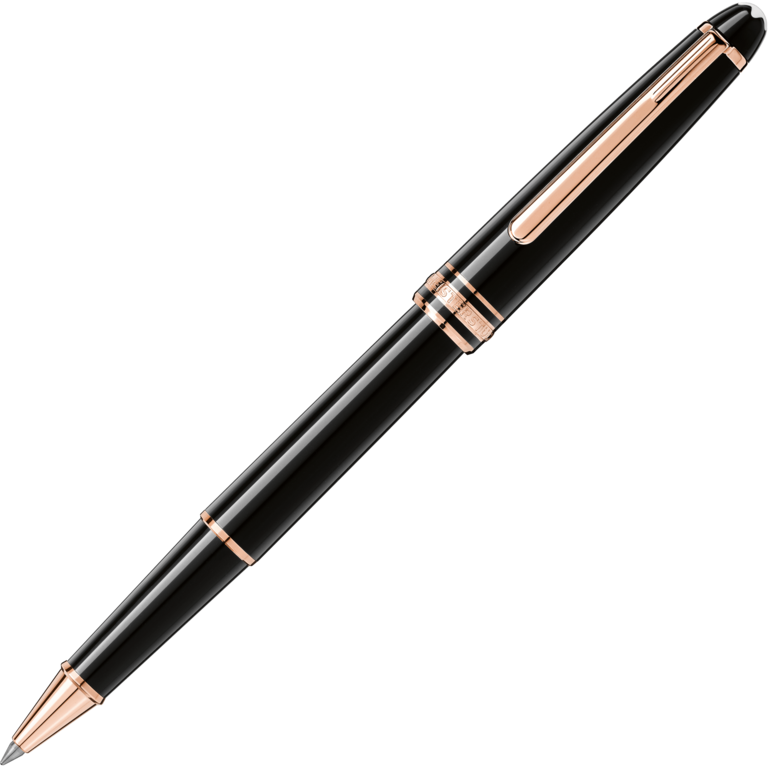 MONTBLANC STYLO ROLLERBALL MEISTERSTÜCK DORÉ À L’OR ROSE