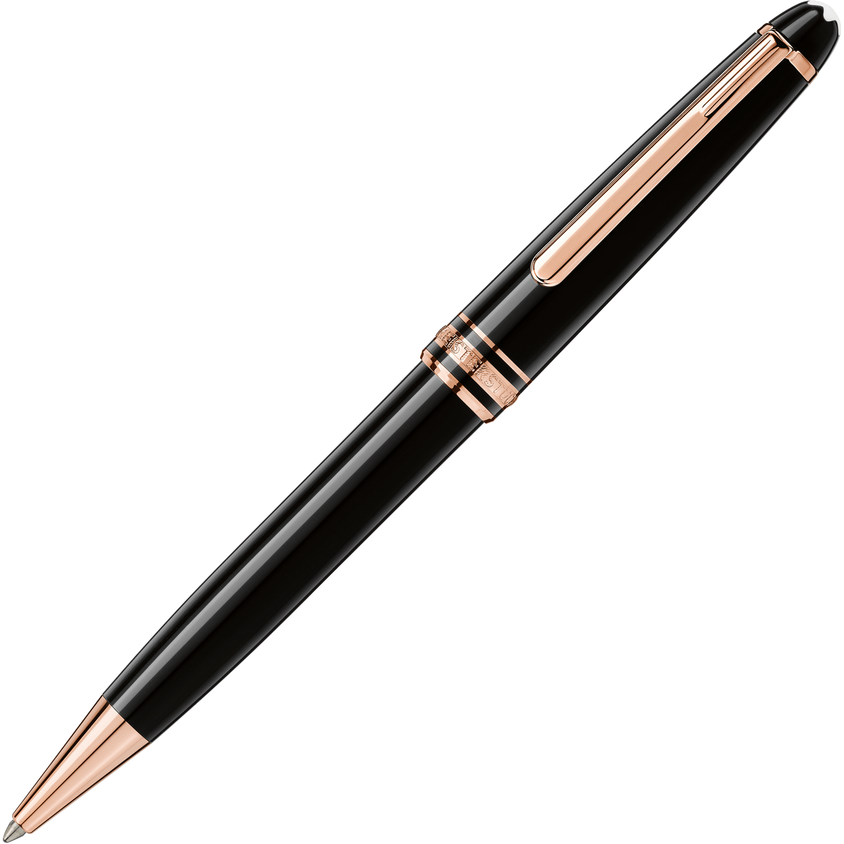 Stylo à bille 164 Meisterstück doré à l'or rose