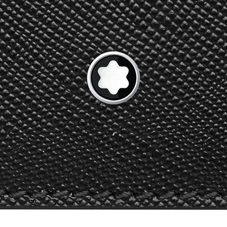 MONTBLANC PORTE-CARTES MONTBLANC SARTORIAL 4CC EN CUIR NOIR