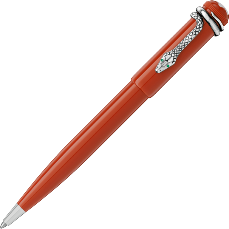 MONTBLANC STYLO BILLE MONTBLANC HERITAGE COLLECTION ROUGE ET NOIR SPECIAL EDITION CORAIL