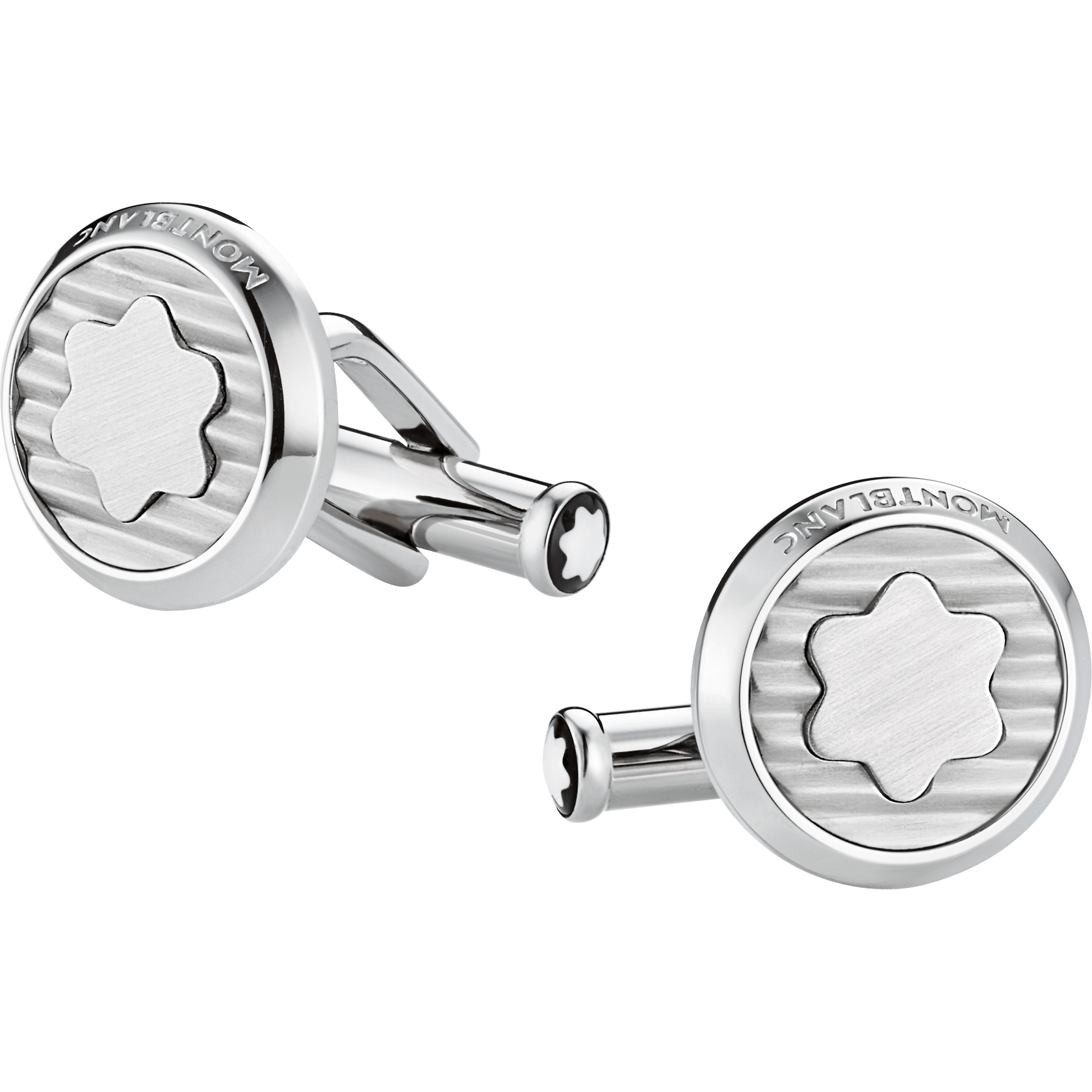 Boucles d'oreillesutons de manchette en acier