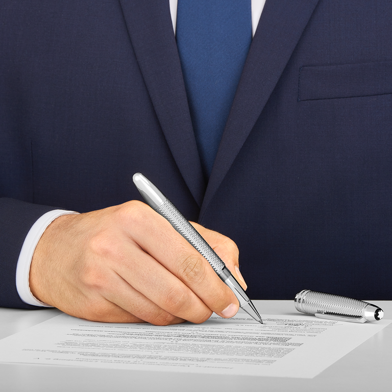 MONTBLANC STYLO ROLLERBALL MEISTERSTÜCK GEOMETRY SOLITAIRE LEGRAND