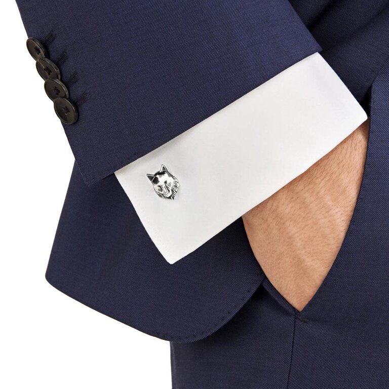 MONTBLANC Boutons de manchette tête de loup