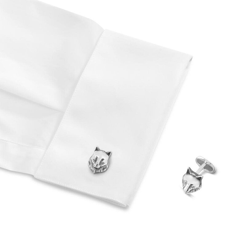 MONTBLANC Boutons de manchette tête de loup