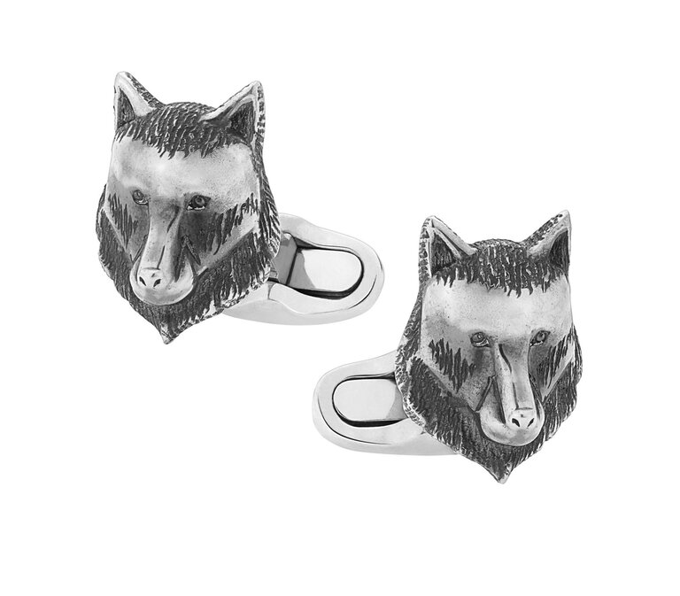 MONTBLANC Boutons de manchette tête de loup