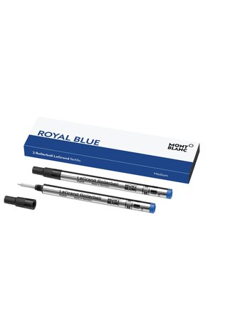 MONTBLANC 2 RECHARGES POUR ROLLERBALL LEGRAND (M), ROYAL BLUE