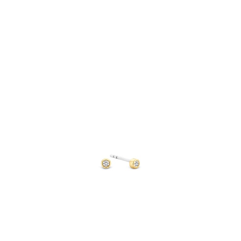 Ti Sento Milano B D'OREILLES ARGENT PL OR CZ TI SENTO