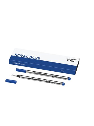 MONTBLANC 2 RECHARGES POUR ROLLERBALL (F), ROYAL BLUE MONTBLANC 2 RECHARGES POUR ROLLERBALL (F), ROYAL BLUE