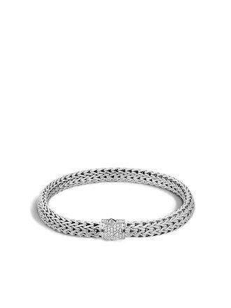 John Hardy Bracelet Classic Chain en Argent avec Diamants, 6.5MM John Hardy Bracelet Classic Chain en Argent avec Diamants, 6.5MM