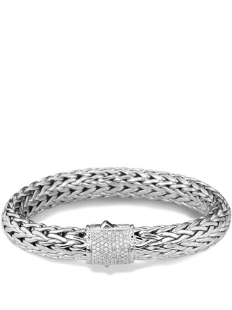 John Hardy Bracelet Classique en Argent avec Diamants John Hardy Bracelet Classique en Argent avec Diamants
