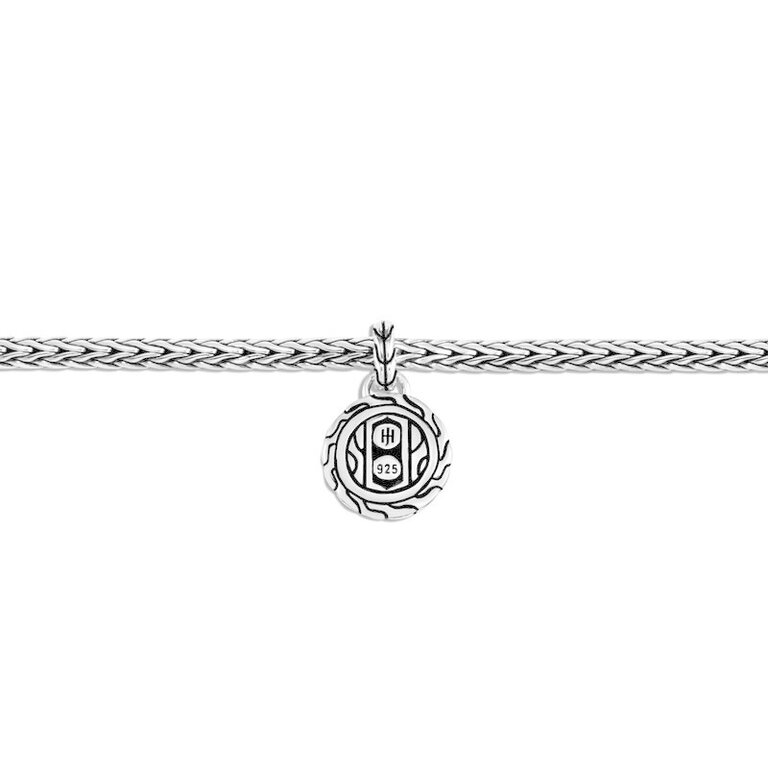 John Hardy Bracelet Classic Chain en Argent avec Diamants