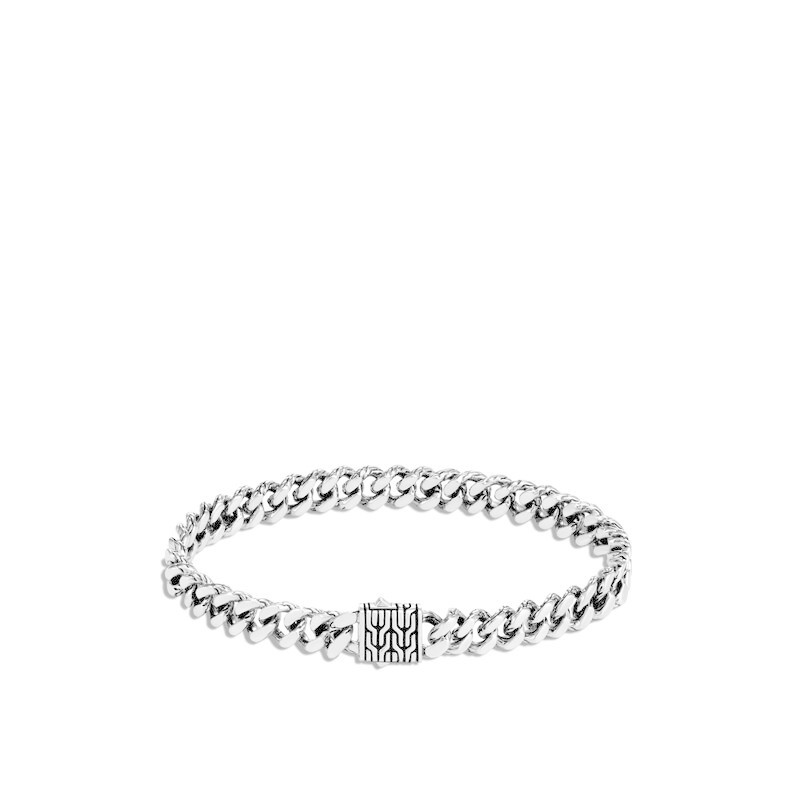 Bracelet Curb Classic Chain en argent