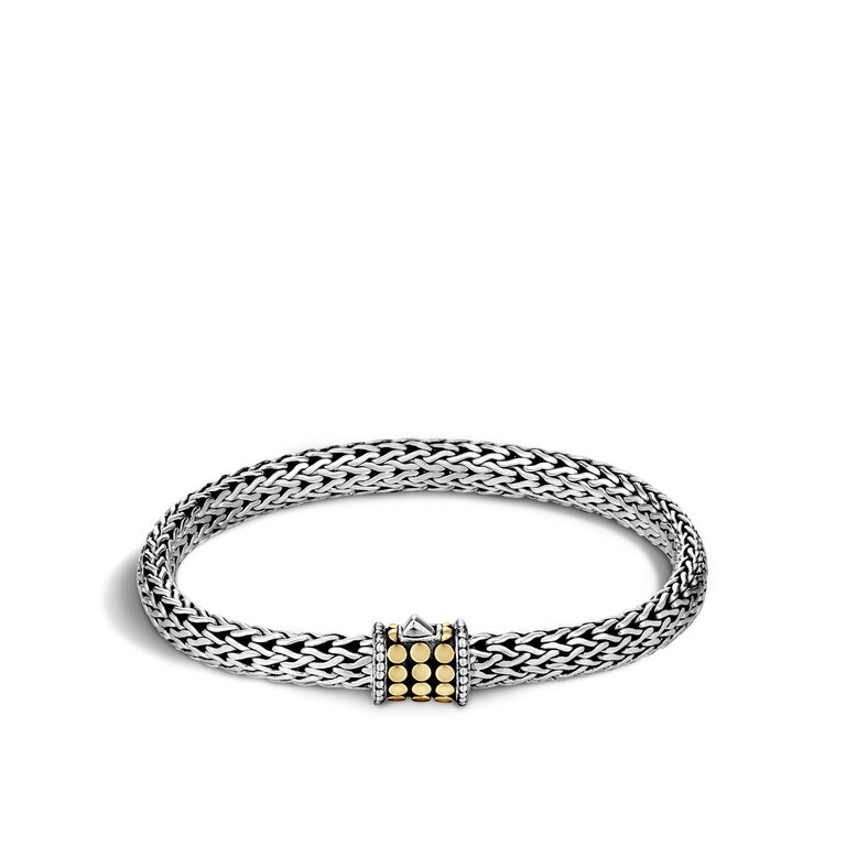 John Hardy Bracelet Classic Chain & Dot en Argent