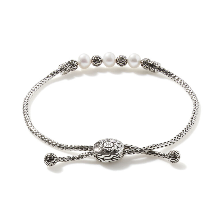 John Hardy Bracelet Classic Chain en Argent & Perles